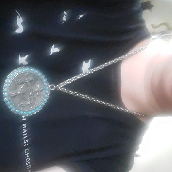 Vintage Navajo Native American Indian Mexican Pendant Necklace - Picture 7 of 7